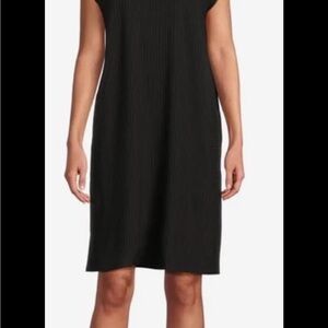 Eileen Fisher‎ Black Sheath Midi Dress